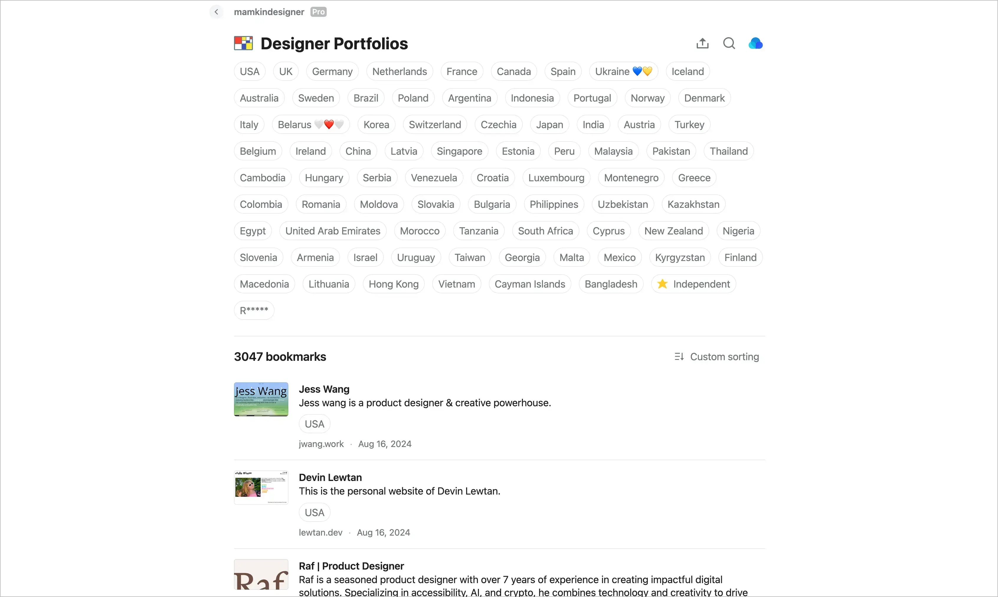 3000+ портфолио дизайнеров