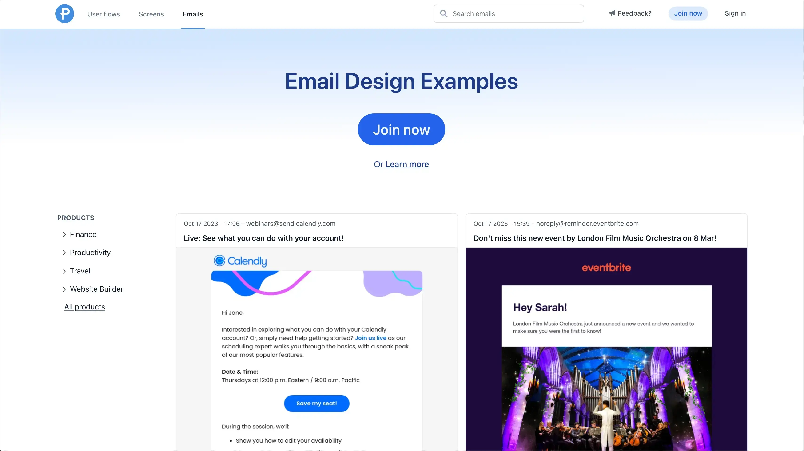 Page flow