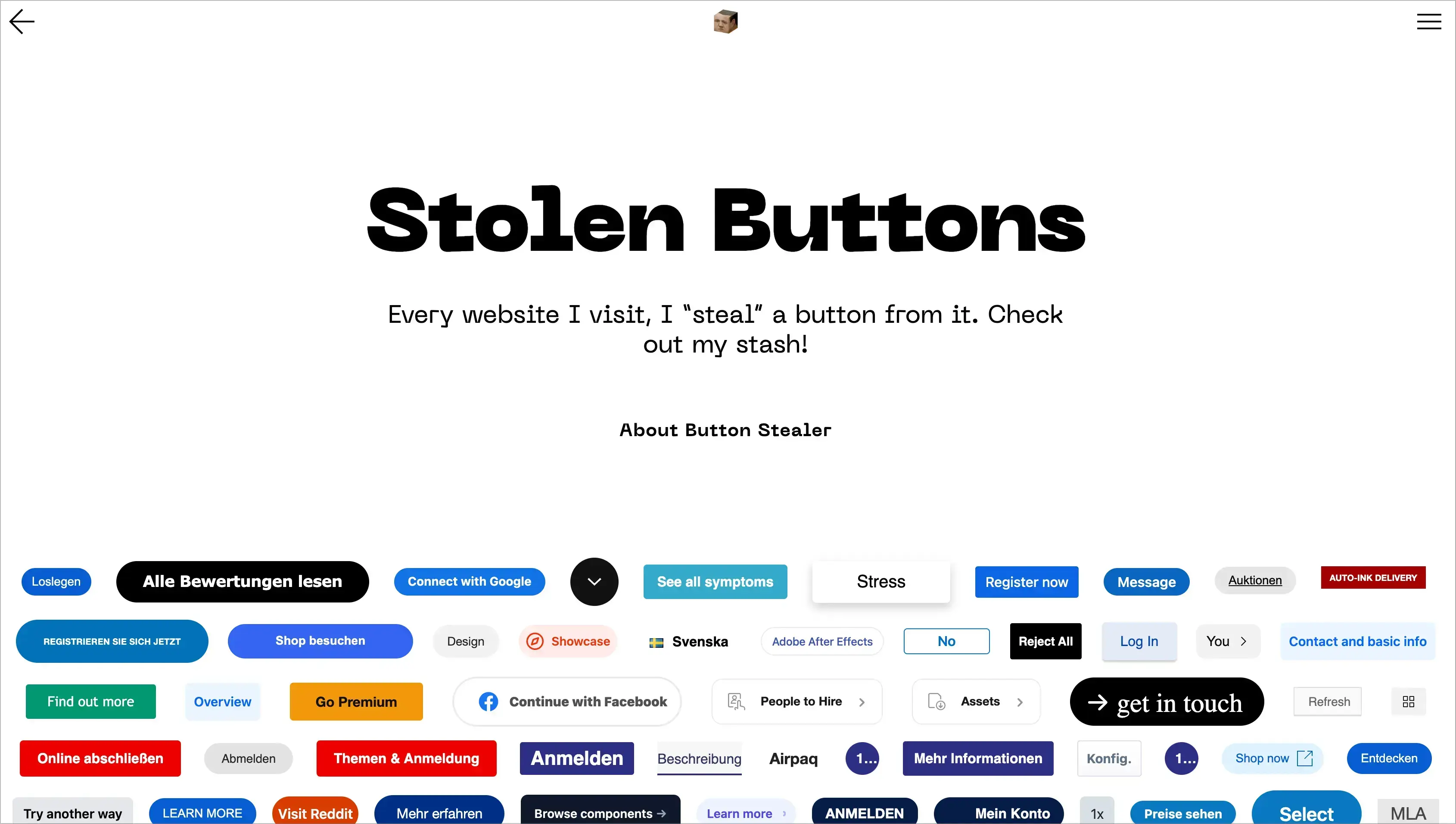 Stolen Buttons