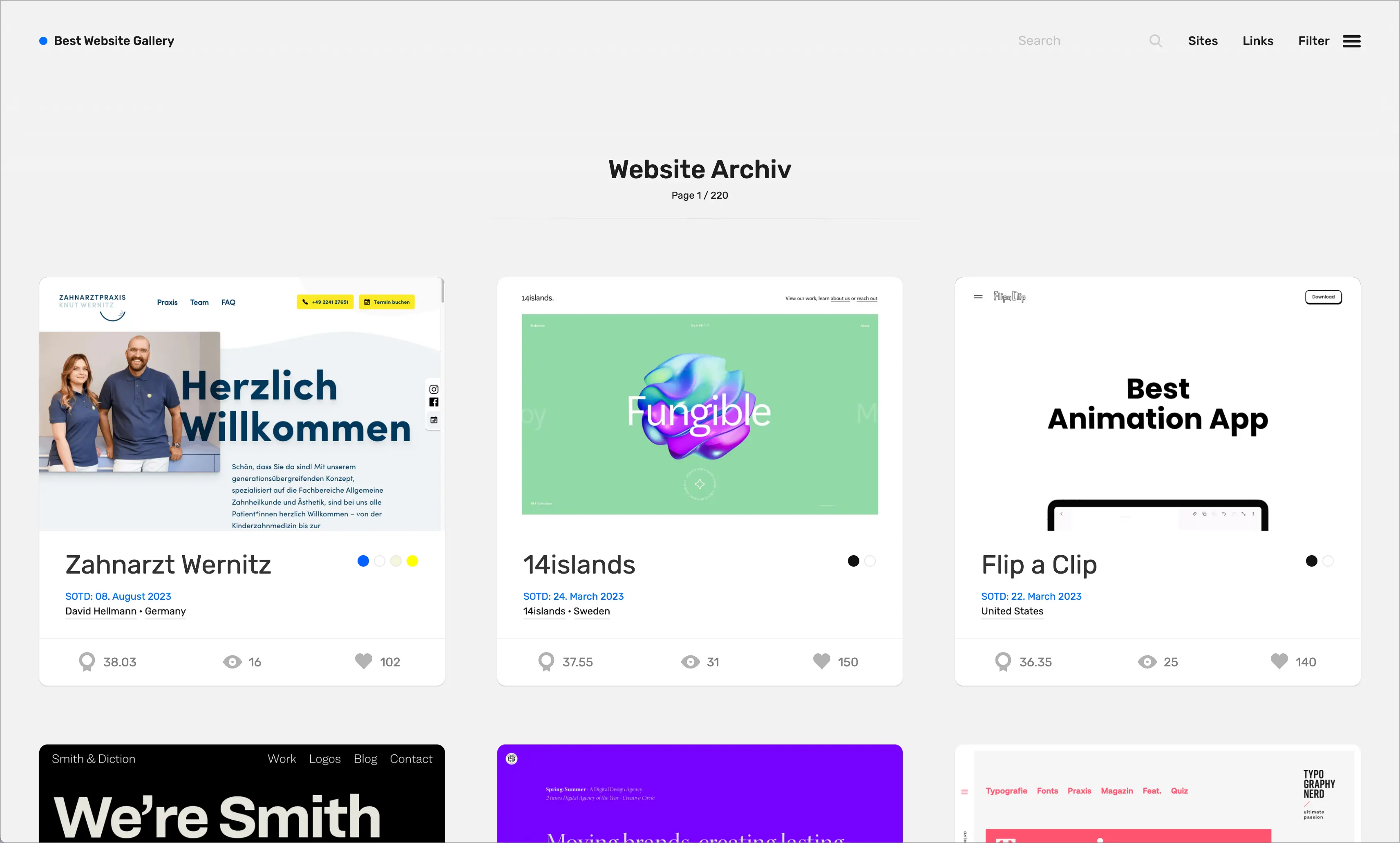 Best Website Gallery