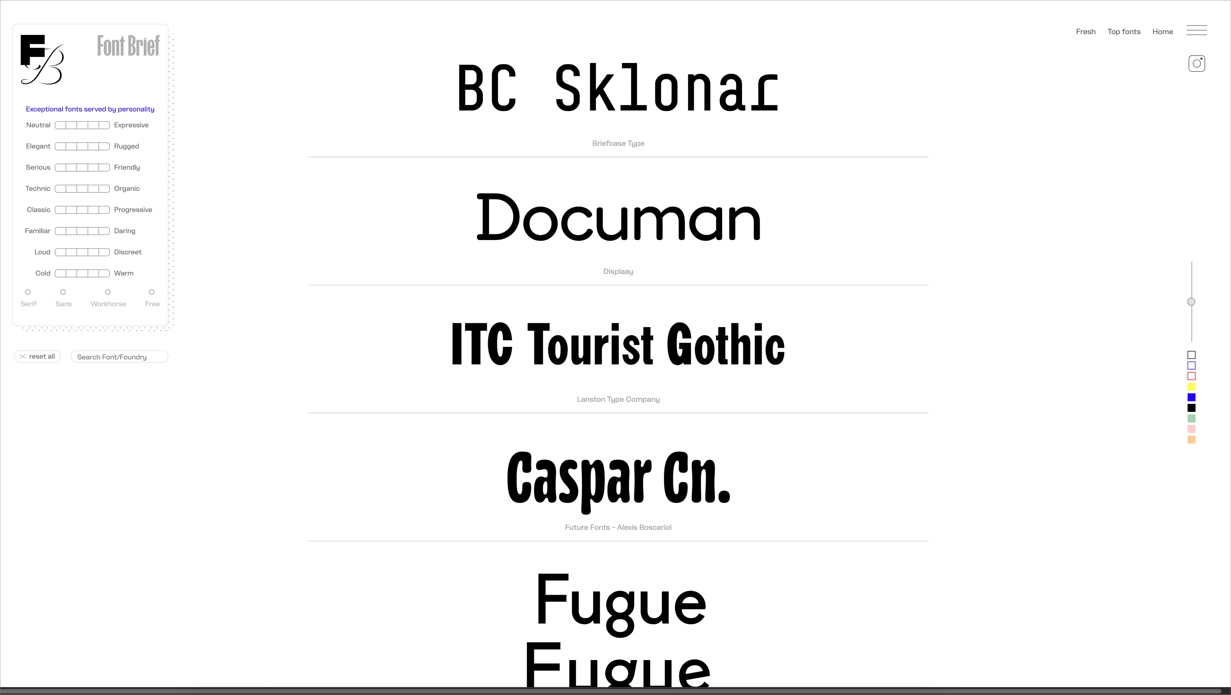 FontBrief
