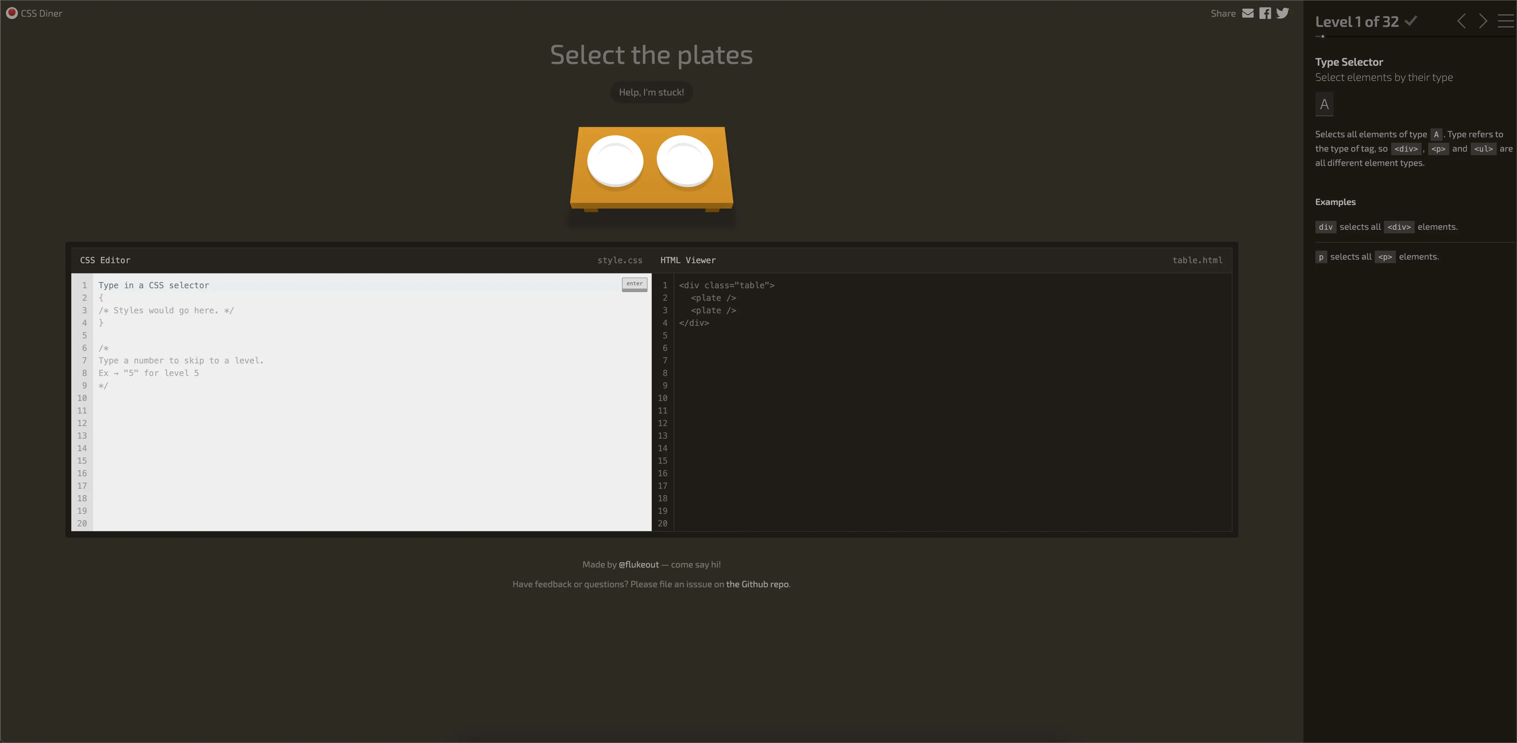 CSS Diner