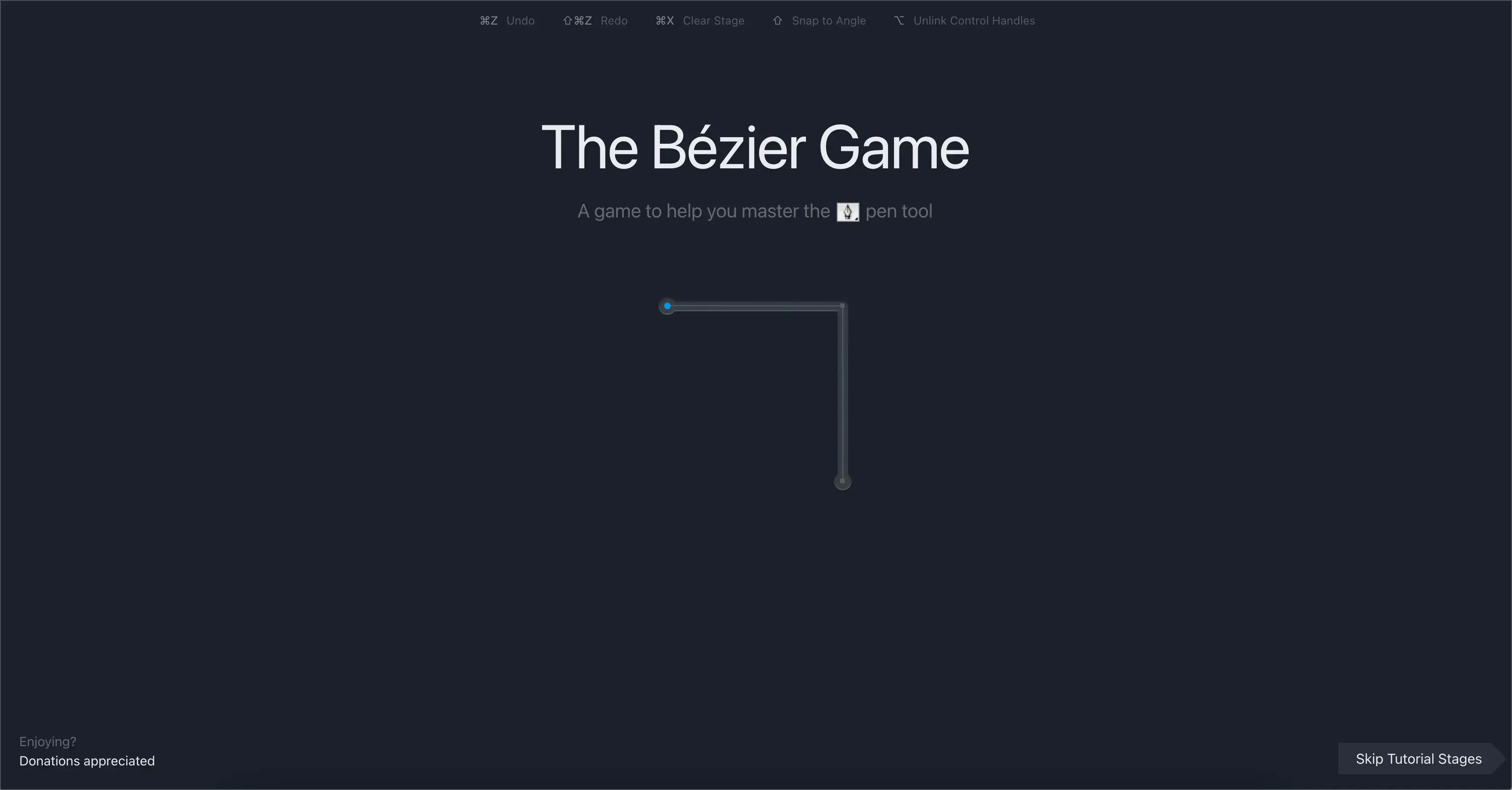 The Bézier Game