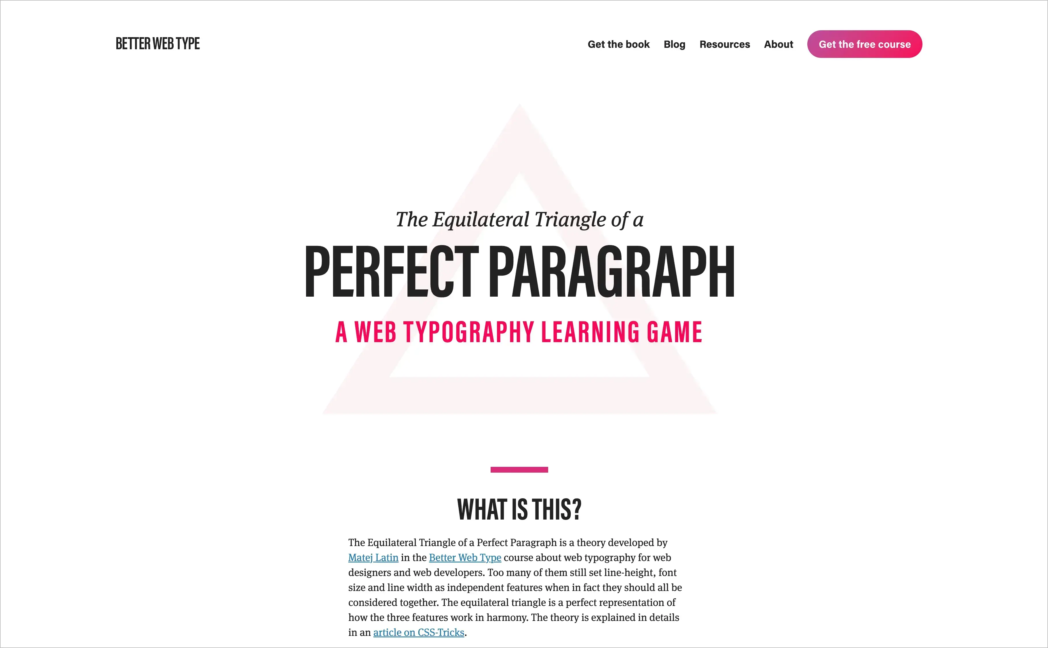 Better web type